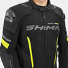 Kurtka tekstylna SHIMA SOLID 2.0 VENTED FLUO czarny żółty fluo
