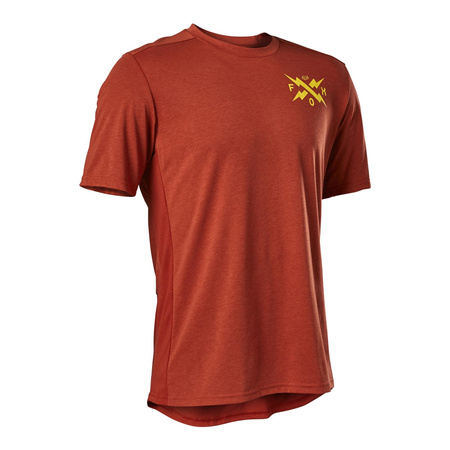 Koszulka rowerowa FOX RANGER DR CALIBRATED RED CLAY czerwony