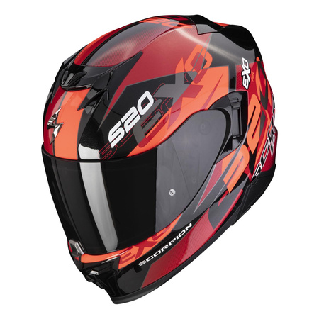 Kask integralny SCORPION EXO-520 EVO AIR COVER BLACK/RED czarny czerwony