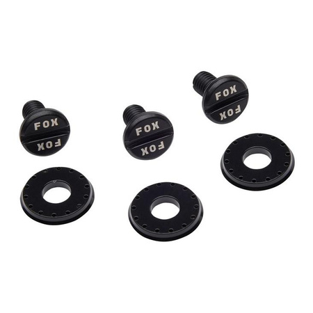 Zestaw śrub do kasku FOX V3 RS BLACK czarny
