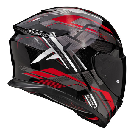 Kask integralny SCORPION EXO-GT SP AIR AUGUSTA BLACK/GREY/RED czarny szary czerwony