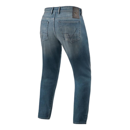 Jeansy motocyklowe REVIT KEEGAN TAPERED MEDIUM BLUE VINTAGE niebieski