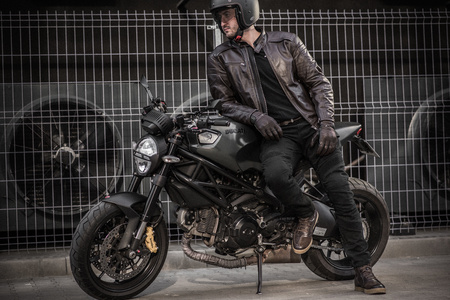 Kurtka skórzana SHIMA BLAKE BROWN brązowy