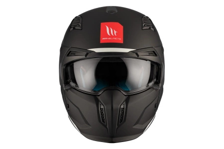 Kask otwarty MT STREETFIGHTER SV S SOLID MATT BLACK czarny mat