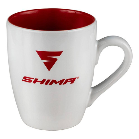 Kubek SHIMA ENJOY EVERY RIDE biały czerwony