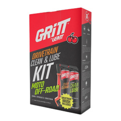 Zestaw do czyszczenia i smarowania łańcucha GRITT BY LEATT DRIVETRAIN KIT MOTO OFF-ROAD