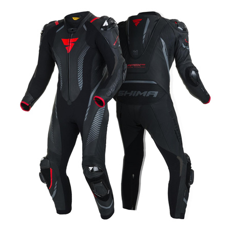 Kombinezon jednoczęściowy SHIMA APEX RS BLACK/RED czarny czerwony