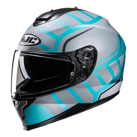 Kask integralny HJC C70N HOLT GREY/BLUE szary niebieski