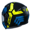 Kask integralny HJC CS-15 MARTIAL BLACK/BLUE/YELLOW niebieski żółty fluo czarny