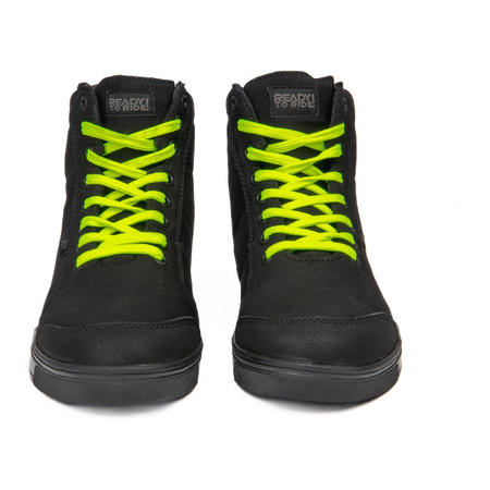 Buty krótkie OZONE TOWN BLACK/FLO YELLOW czarny żółty fluo