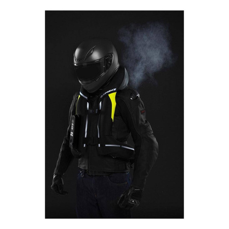 Kamizelka z poduszką powietrzną SPIDI AIR DPS YELLOW FLUO czarny żółty fluo