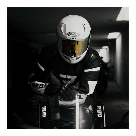 Kombinezon jednoczęściowy REBELHORN REBEL BLACK/FLO YELLOW czarny żółty fluo