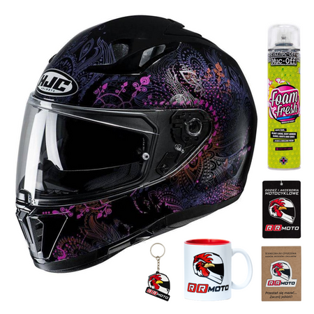 Kask integralny HJC I70 VAROK BLACK/PINK czarny różowy szary