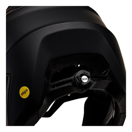 Kask rowerowy FOX DROPFRAME PRO BLACK MATT czarny mat