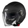 Kask otwarty MT VIALE SV S PURE BLACK MATT czarny mat