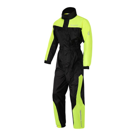 Kombinezon przeciwdeszczowy SECA MONSUN EVO BLACK/FLUO czarny żółty fluo