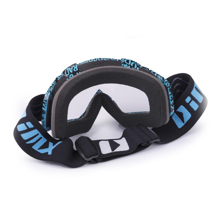Gogle motocyklowe IMX MUD GRAPHIC BLUE/BLACK SZYBA CLEAR niebieski czarny mat
