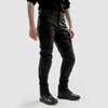 Jeansy motocyklowe OZONE FASTER TAPERED FIT BLACK czarny