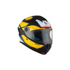 Kask integralny MT TARGO S KAY B3 MATT czarny żółty biały