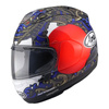 Kask integralny ARAI RX-7 V EVO SAMURAI niebieski czerwony biały