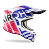 Kask cross AIROH STRYCKER BRAVE BLUE/RED GLOSS niebieski czerwony biały