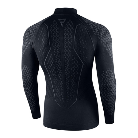 Koszulka termoaktywna REBELHORN THERM II BLACK/GREY czarny szary