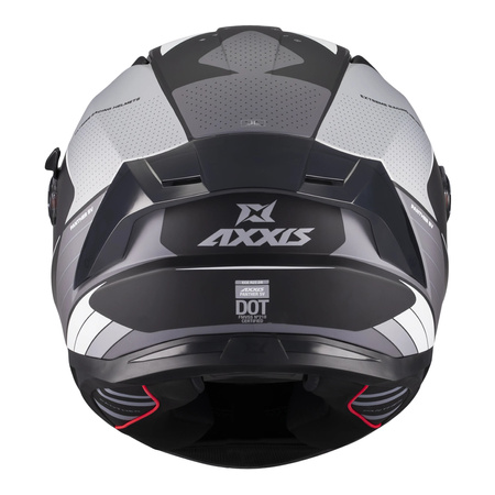 Kask integralny AXXIS PANTHER SV DIMENSION B0 MATT szary czarny biały