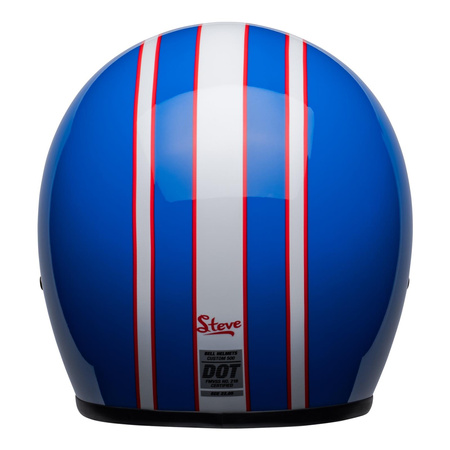 KASK BELL CUSTOM 500 SIX DAY MCQUEEN BLUE/WHITE