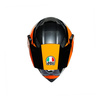 Kask integralny AGV AX9 TRAIL GUNMETAL/ORANGE czarny pomarańczowy