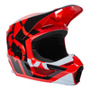 Kask cross dziecięcy FOX JUNIOR V1 LUX FLUORESCENT RED czerwony czarny biały