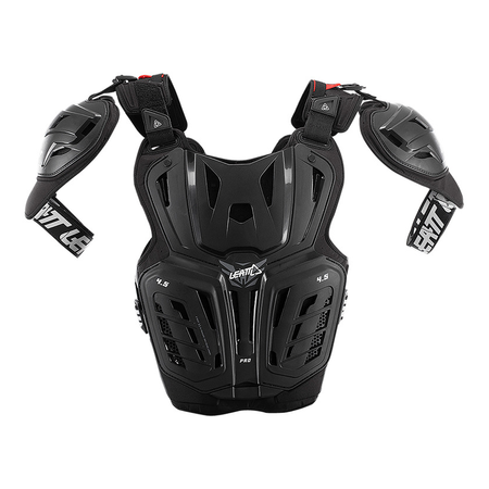 Buzer LEATT CHEST PROTECTOR 4.5 PRO BLACK czarny biały