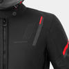 Kurtka tekstylna SHIMA RUSH 3.0 G2 RED czarny czerwony