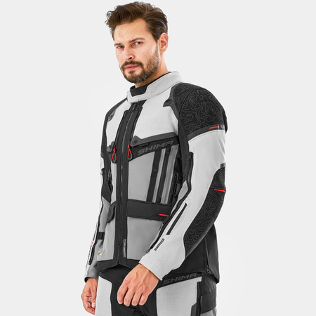 Kurtka tekstylna SHIMA TRACKER LIGHT GREY szary