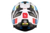 Kask szczękowy MT ATOM 2 SV BAST WHITE/BLUE/RED biały niebieski czerwony czarny