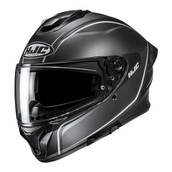 Kask integralny HJC C71 QUEZ BLACK/GREY czarny szary