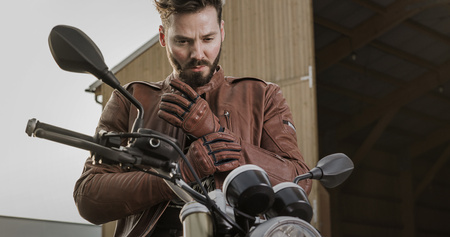 Rękawice miejskie SHIMA CALIBER BROWN brązowy czarny