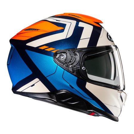 Kask integralny HJC RPHA 71 COZAD BLUE/RED niebieski pomarańczowy beżowy