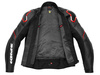 Kurtka skórzana SPIDI EVORIDER 2 RED czarny czerwony