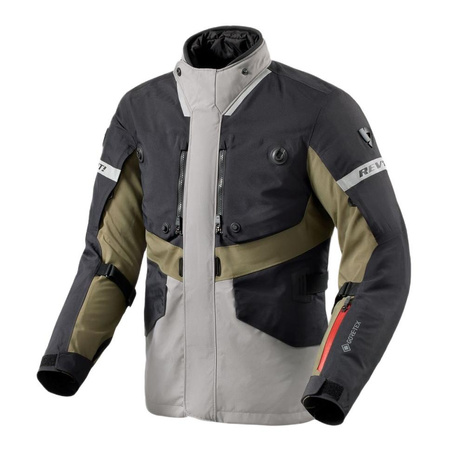 Kurtka tekstylna REVIT NEPTUNE 3 GTX BLACK/DARK GREEN czarny zielony