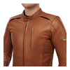 Kurtka skórzana SHIMA HUNTER+ 2.0 LIGHT BROWN brązowy