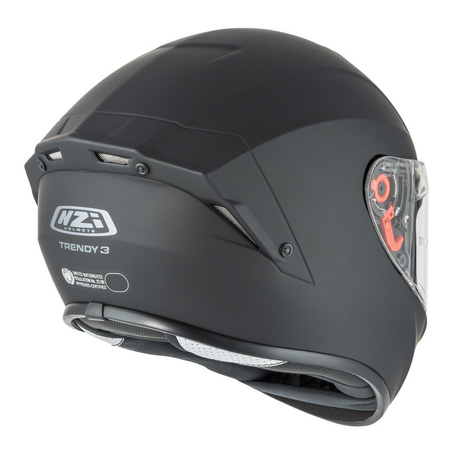 Kask integralny NZI TRENDY MATT BLACK czarny mat