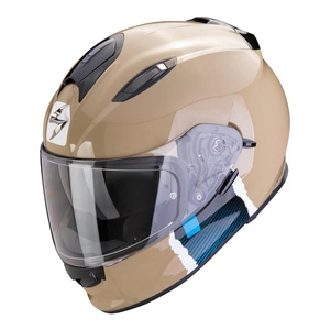 Kask integralny SCORPION EXO-491 CODE SAND/BLUE beżowy niebieski