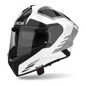 Kask integralny AIROH MATRYX THRON WHITE GLOSS biały szary czarny