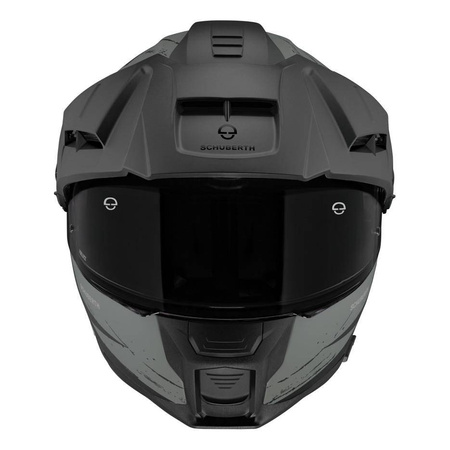 Kask szczękowy SCHUBERTH E2 ECE EXPLORER GREEN czarny szary zielony