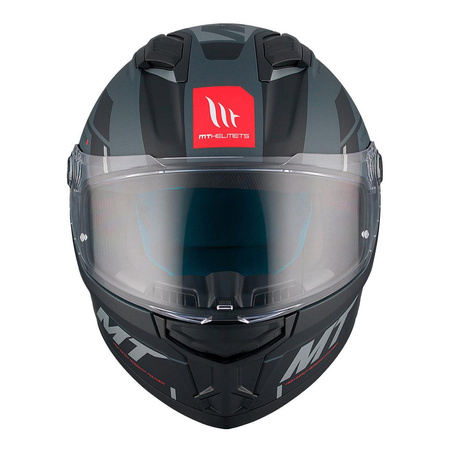 Kask integralny MT STINGER 2 ZIVZE MATT BLACK/GREY czarny szary