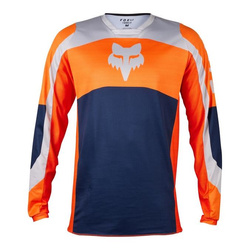 Bluza cross FOX 180 NITRO FLUO ORANGE pomarańczowy fluo granatowy biały