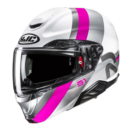 Kask szczękowy HJC RPHA 91 FENSH WHITE/PINK biały różowy