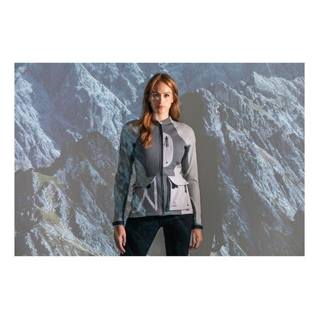 Kurtka tekstylna damska KNOX TOR LADY LIGHT GREY szary