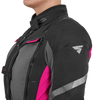 Kurtka tekstylna damska SHIMA HERO 2.0 LADY PINK czarny szary różowy