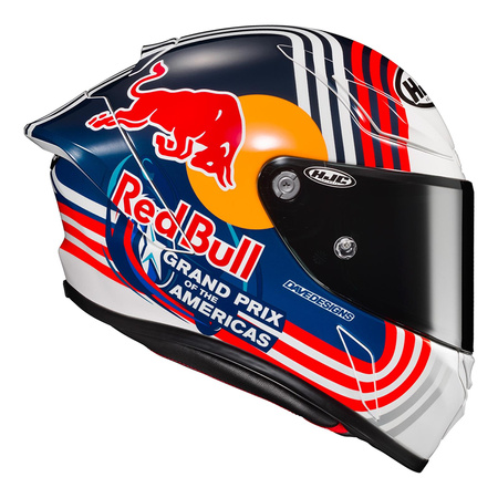 Kask integralny HJC RPHA1 RED BULL AUSTIN GP WHITE/BLUE/RED czarny niebieski czerwony biały żółty